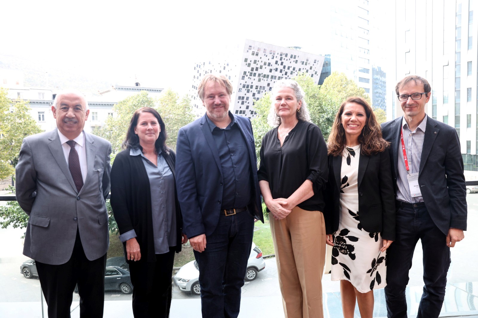 From left to right: Abdullah, Maria, Christian, Mary, Carmen, and Michal