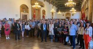IEA IRC 2019 participants at an evening reception held in Copenhagen city hall